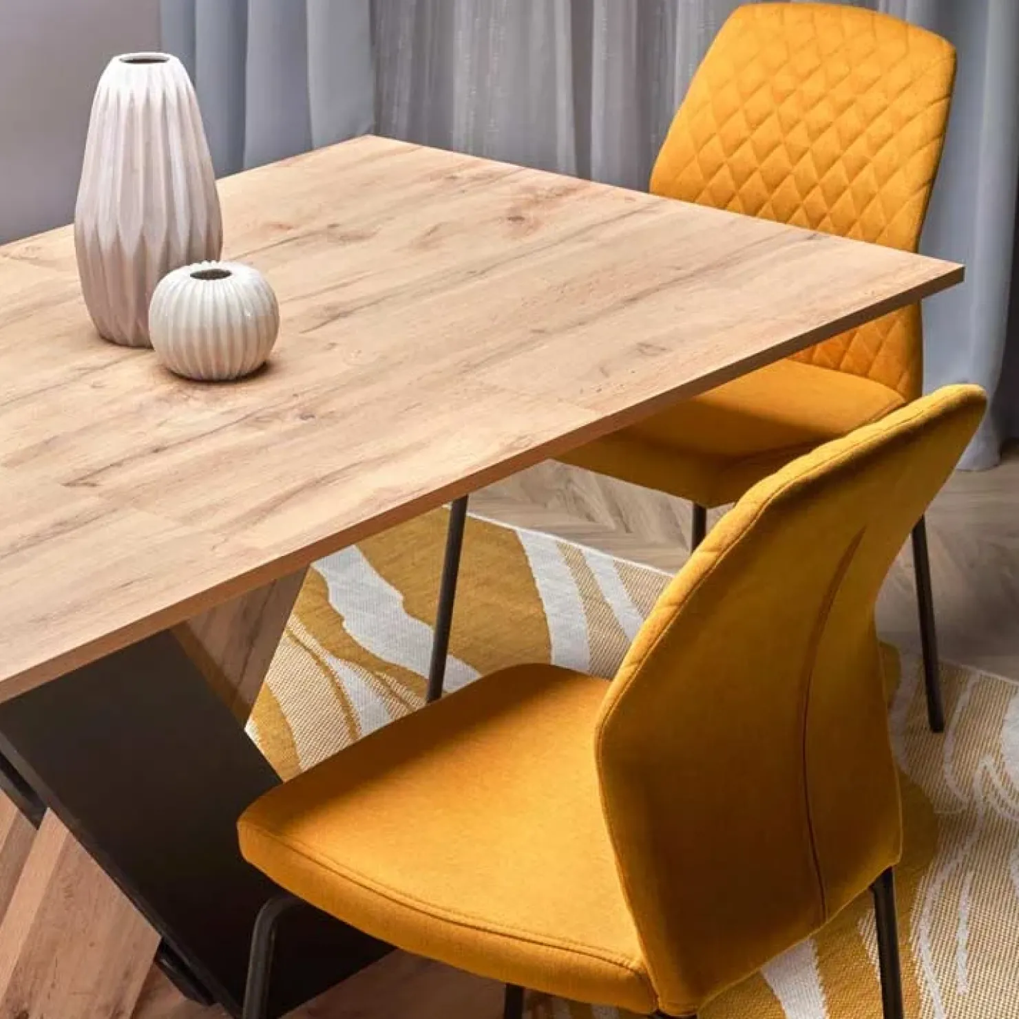 Garnero Arredamenti Tavolo allungabile 130/175cm da pranzo moderno rovere nero Brenta Sale