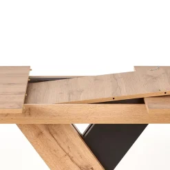 Garnero Arredamenti Tavolo allungabile 130/175cm da pranzo moderno rovere nero Brenta Sale