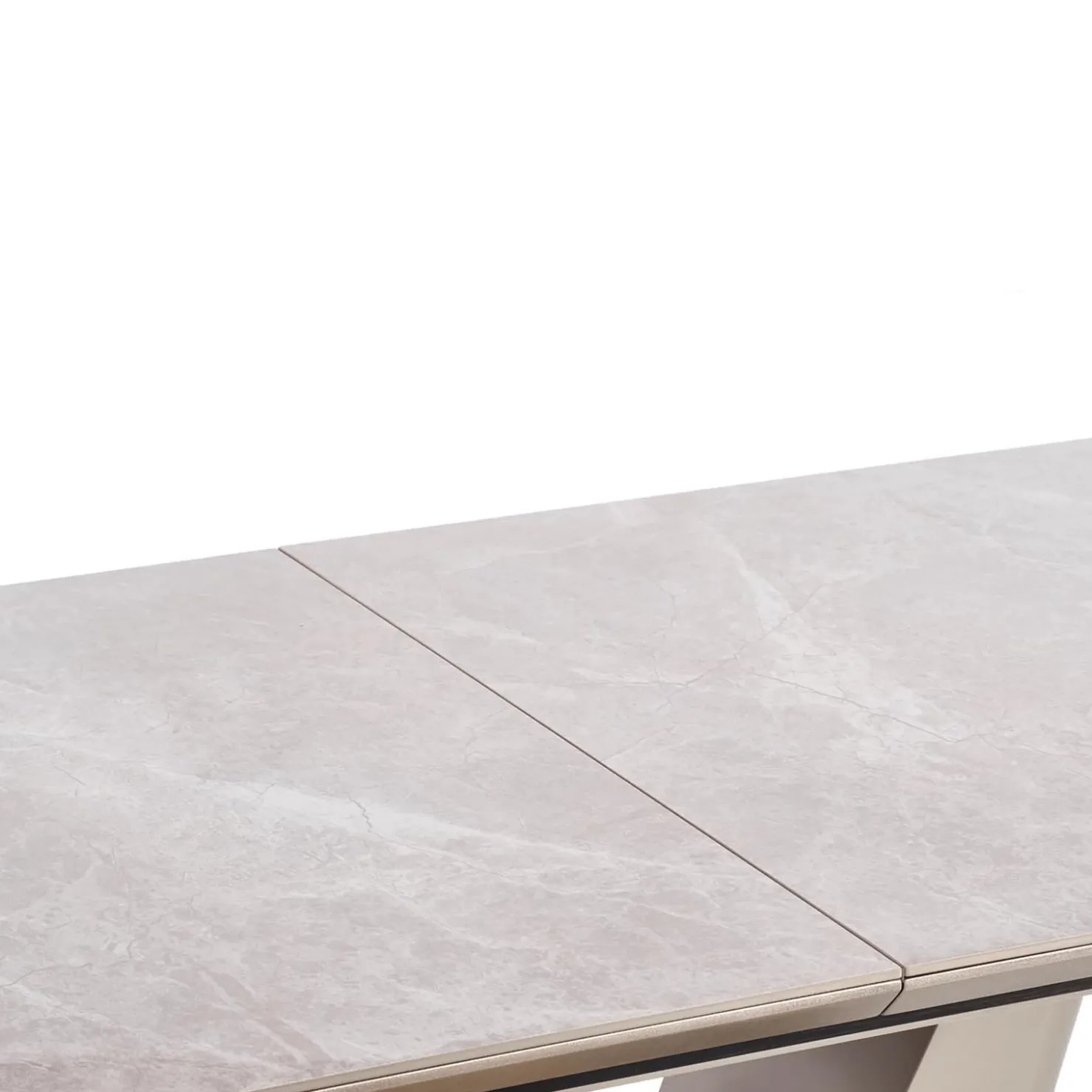 Garnero Arredamenti Tavolo allungabile 160/220cm da pranzo effetto marmo grigio Adige Best