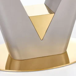 Garnero Arredamenti Tavolo allungabile 160/220cm da pranzo effetto marmo grigio Adige Best