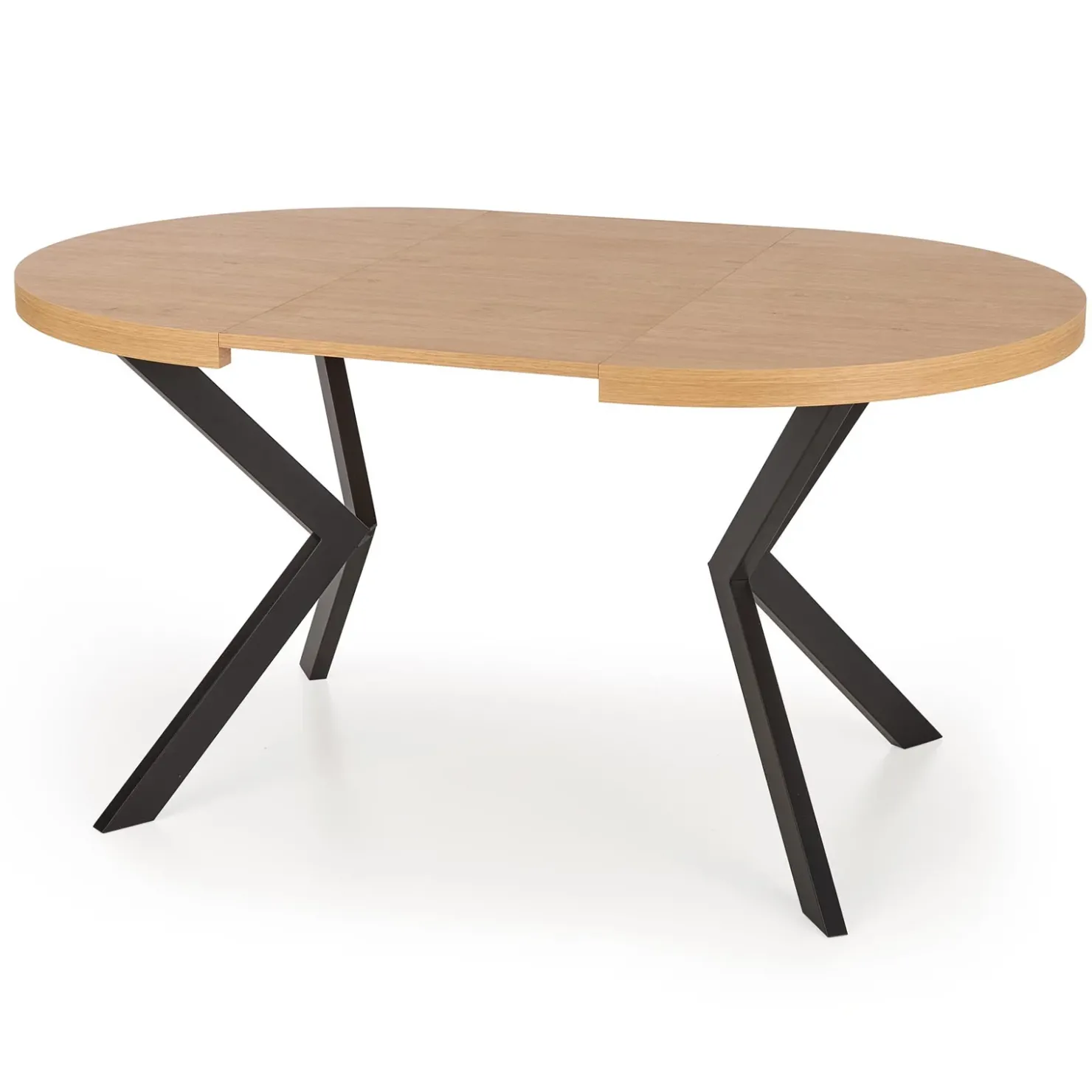 Garnero Arredamenti Tavolo allungabile 100/250cm da pranzo rovere dorato nero Agri Discount