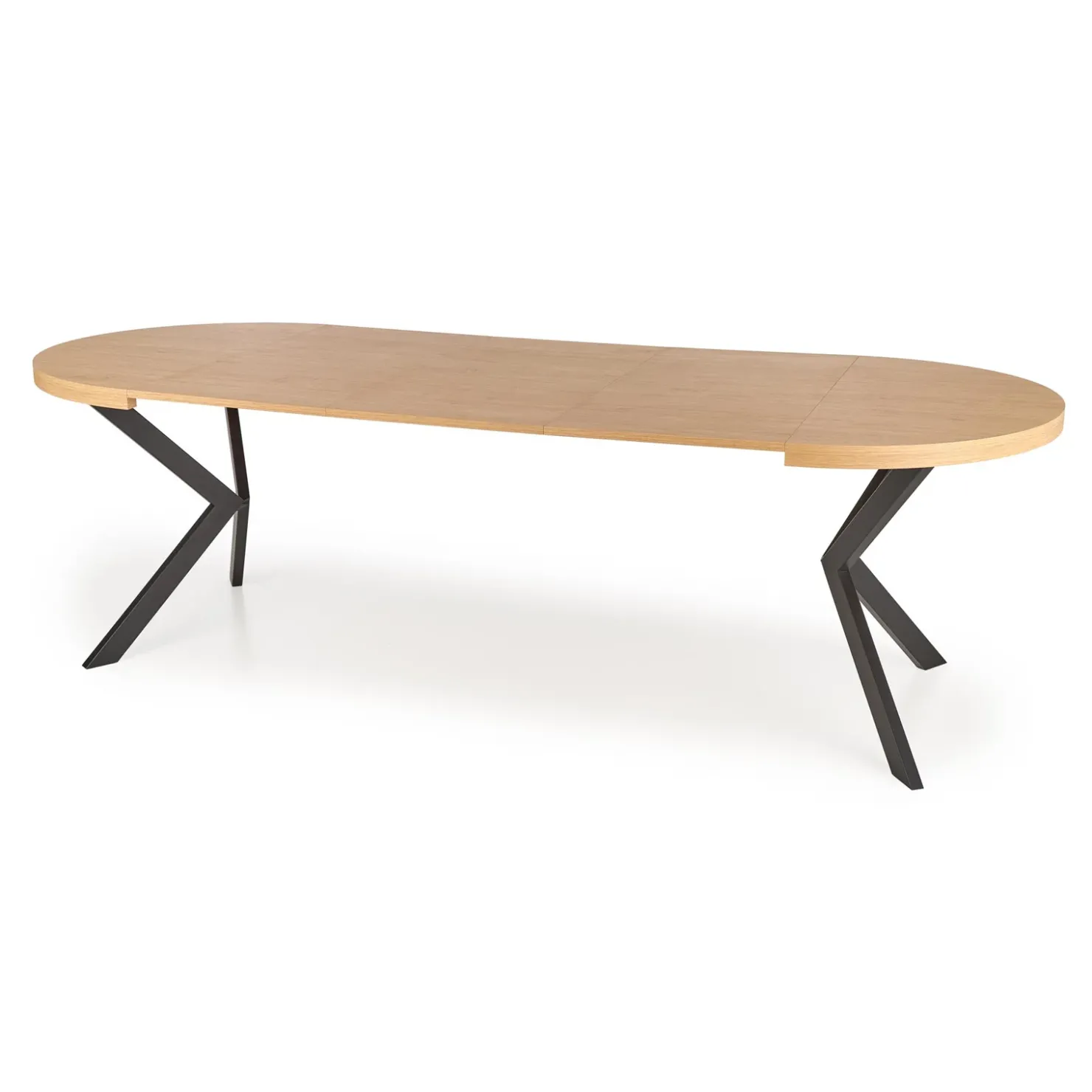 Garnero Arredamenti Tavolo allungabile 100/250cm da pranzo rovere dorato nero Agri Discount