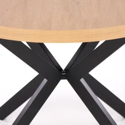 Garnero Arredamenti Tavolo allungabile 100/250cm da pranzo rovere dorato nero Agri Discount