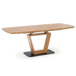 Garnero Arredamenti Tavolo allungabile 160/220cm da pranzo rovere dorato Peonia Gihome® Discount