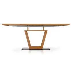 Garnero Arredamenti Tavolo allungabile 160/220cm da pranzo rovere dorato Peonia Gihome® Discount