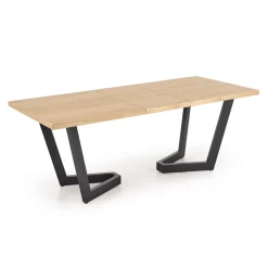 Garnero Arredamenti Tavolo allungabile 160/250cm industrial nero rovere Ridge Rovere - Nero Hot