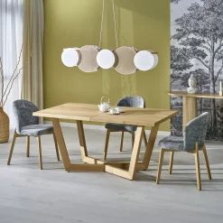 Garnero Arredamenti Tavolo allungabile 160/250cm industrial Ridge Rovere