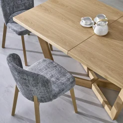 Garnero Arredamenti Tavolo allungabile 160/250cm industrial Ridge Rovere