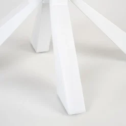 Garnero Arredamenti Tavolo allungabile 160/200cm moderno effetto marmo bianco Lucinda Best