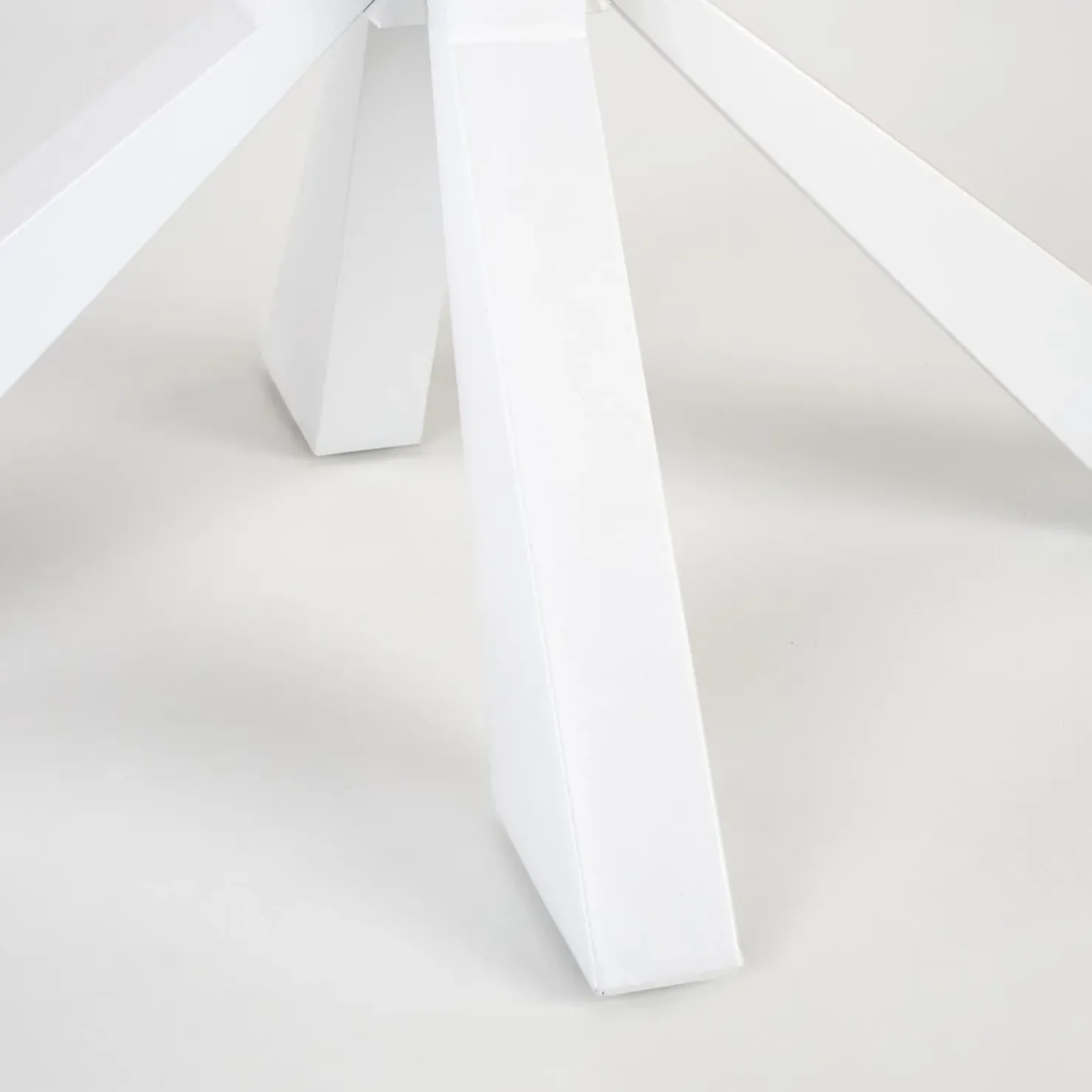 Garnero Arredamenti Tavolo allungabile 160/200cm moderno effetto marmo bianco Lucinda Best