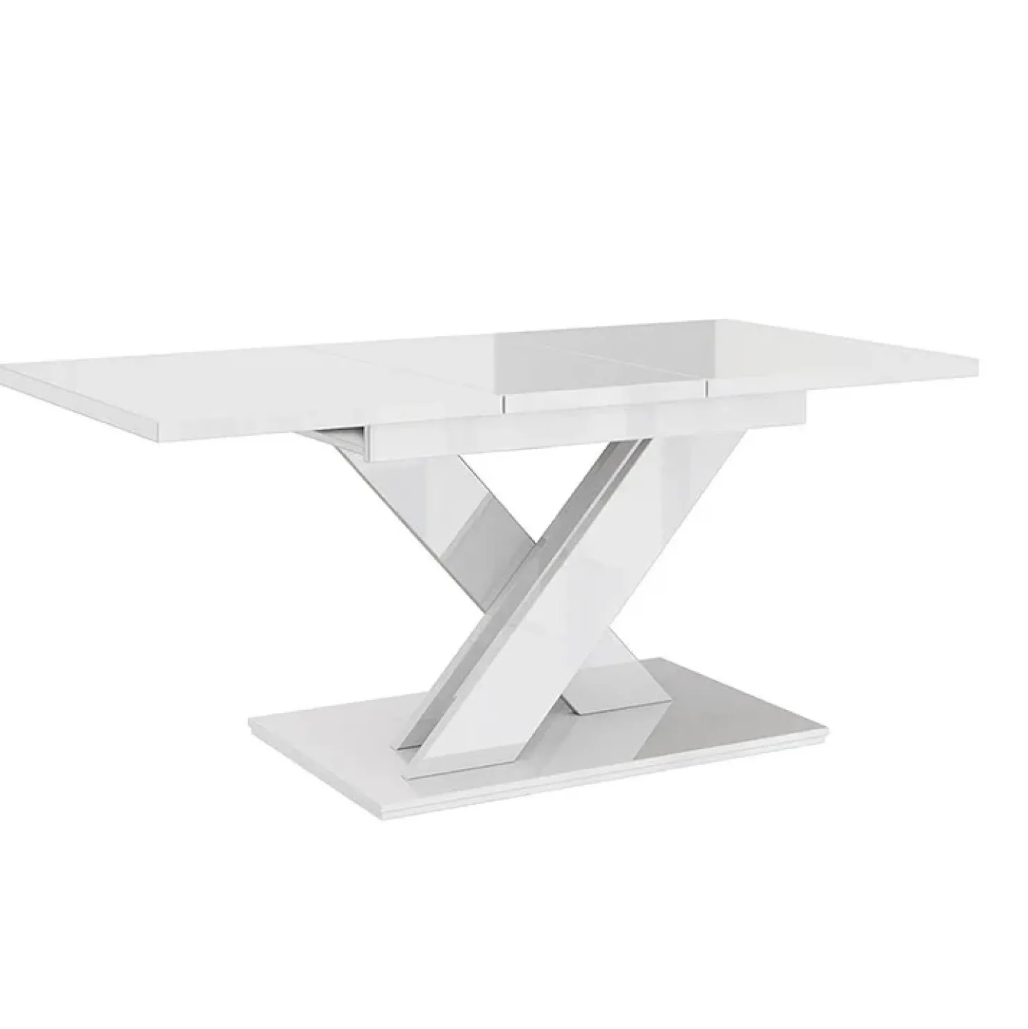 Garnero Arredamenti Tavolo allungabile 140/180cm rettangolare Ivonne Bianco Lucido Discount