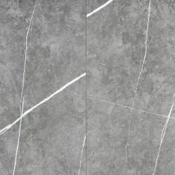 Garnero Arredamenti Tavolo allungabile 120/160cm rotondo marmo grigio oro Ticino Outlet