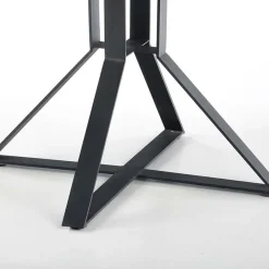 Garnero Arredamenti Tavolo allungabile 120/160cm rovere dorato nero Mason New