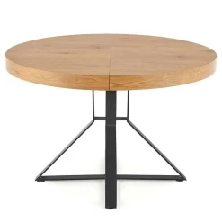 Garnero Arredamenti Tavolo allungabile 120/160cm rovere dorato nero Mason New