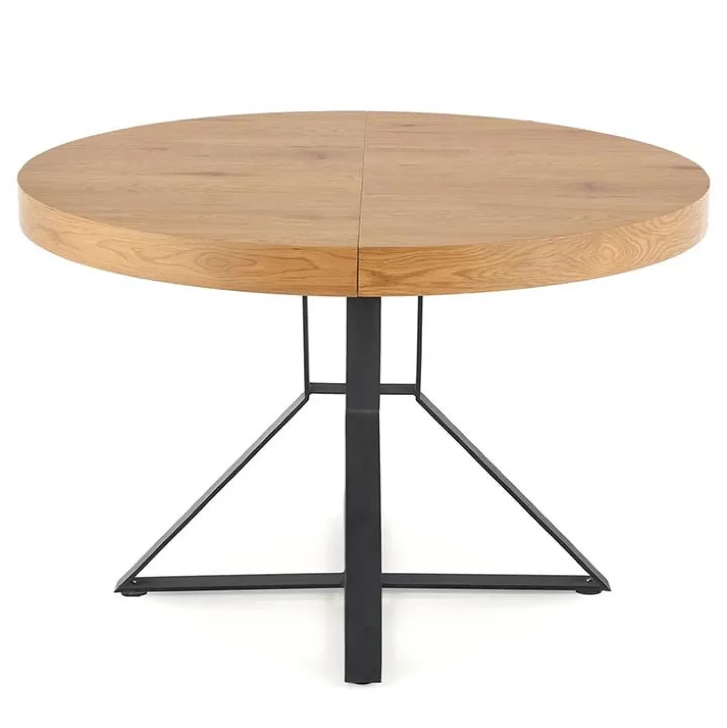 Garnero Arredamenti Tavolo allungabile 120/160cm rovere dorato nero Mason New