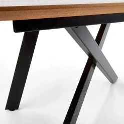 Garnero Arredamenti Tavolo allungabile 160/200cm rovere naturale acciaio nero Cornet Sale