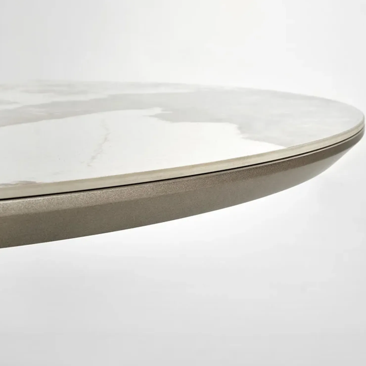 Garnero Arredamenti Tavolo allungabile da pranzo 160/200cm marmo bianco beige Iolanda Best