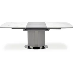 Garnero Arredamenti Tavolo allungabile da pranzo 160/220cm bianco grigio chiaro Ignazio Online