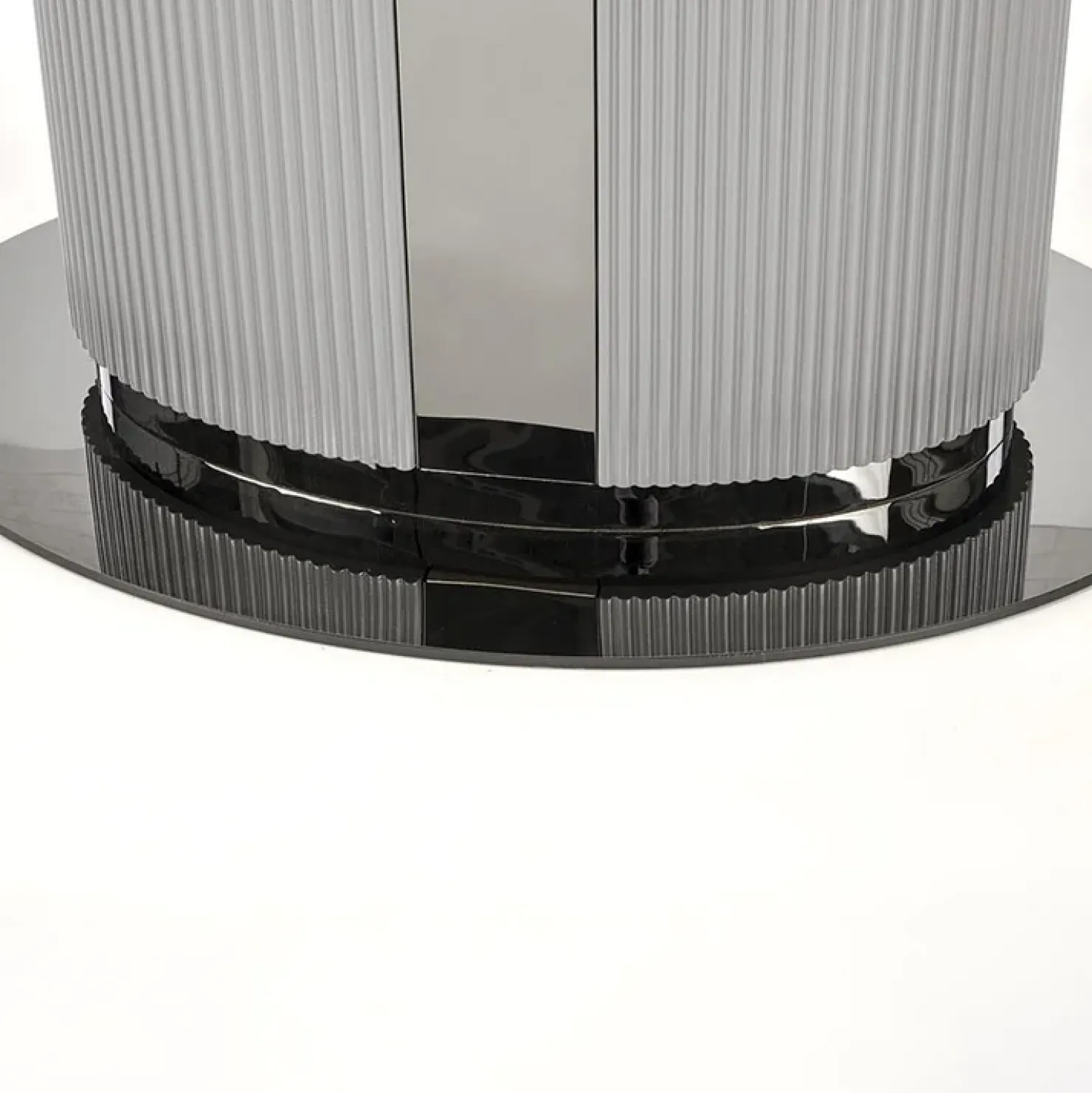 Garnero Arredamenti Tavolo allungabile da pranzo 160/220cm bianco grigio chiaro Ignazio Online