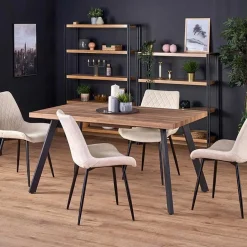 Garnero Arredamenti Tavolo allungabile da sala 160/220cm noce nero Antinori