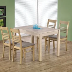 Garnero Arredamenti Tavolo allungabile moderno 118/158cm sonoma Iceberg Rovere