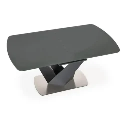 Garnero Arredamenti Tavolo allungabile moderno 160/200cm grigio scuro nero Blasco Best