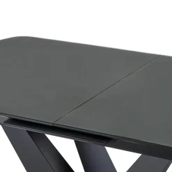 Garnero Arredamenti Tavolo allungabile moderno 160/200cm grigio scuro nero Blasco Best