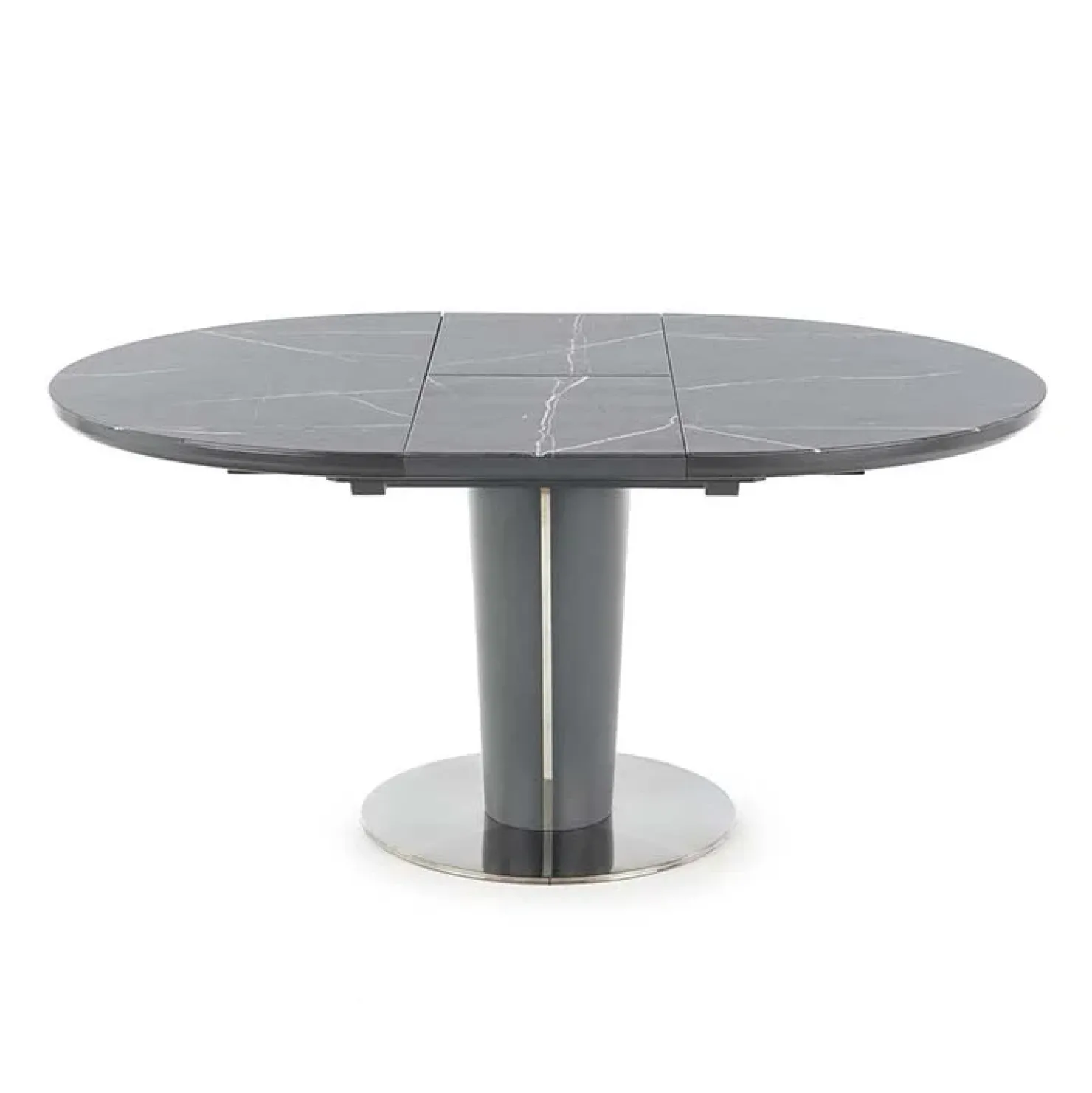 Garnero Arredamenti Tavolo allungabile moderno 120/160cm marmo grigio Donald Discount