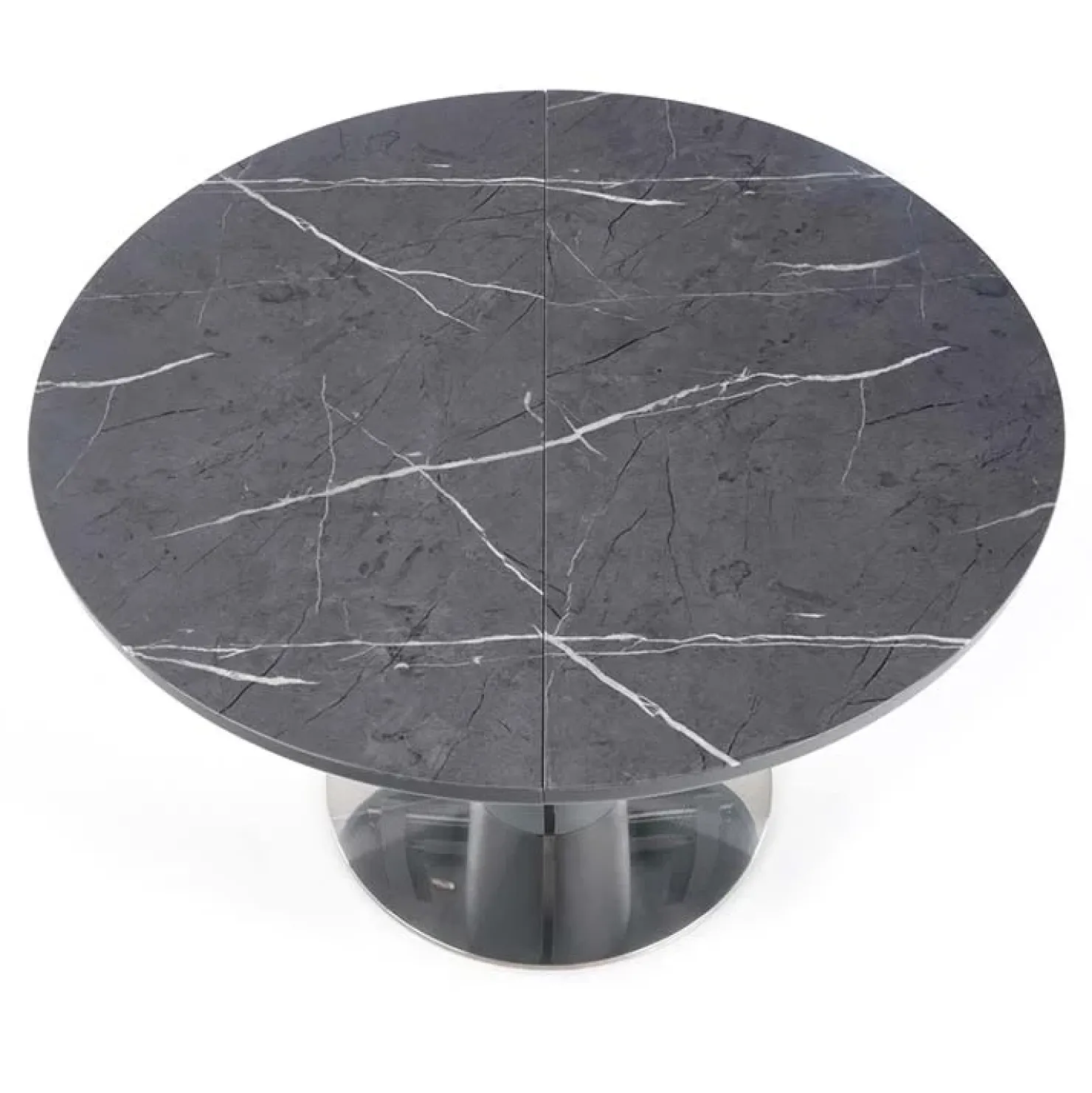 Garnero Arredamenti Tavolo allungabile moderno 120/160cm marmo grigio Donald Discount