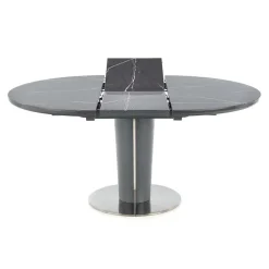 Garnero Arredamenti Tavolo allungabile moderno 120/160cm marmo grigio Donald Discount