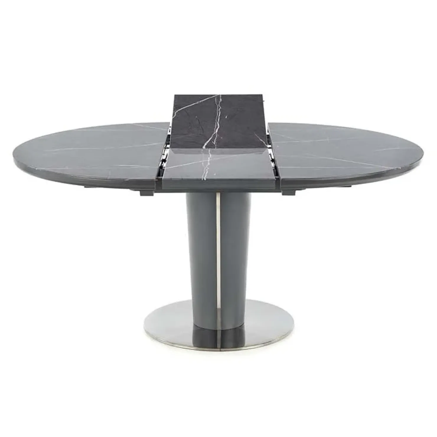 Garnero Arredamenti Tavolo allungabile moderno 120/160cm marmo grigio Donald Discount