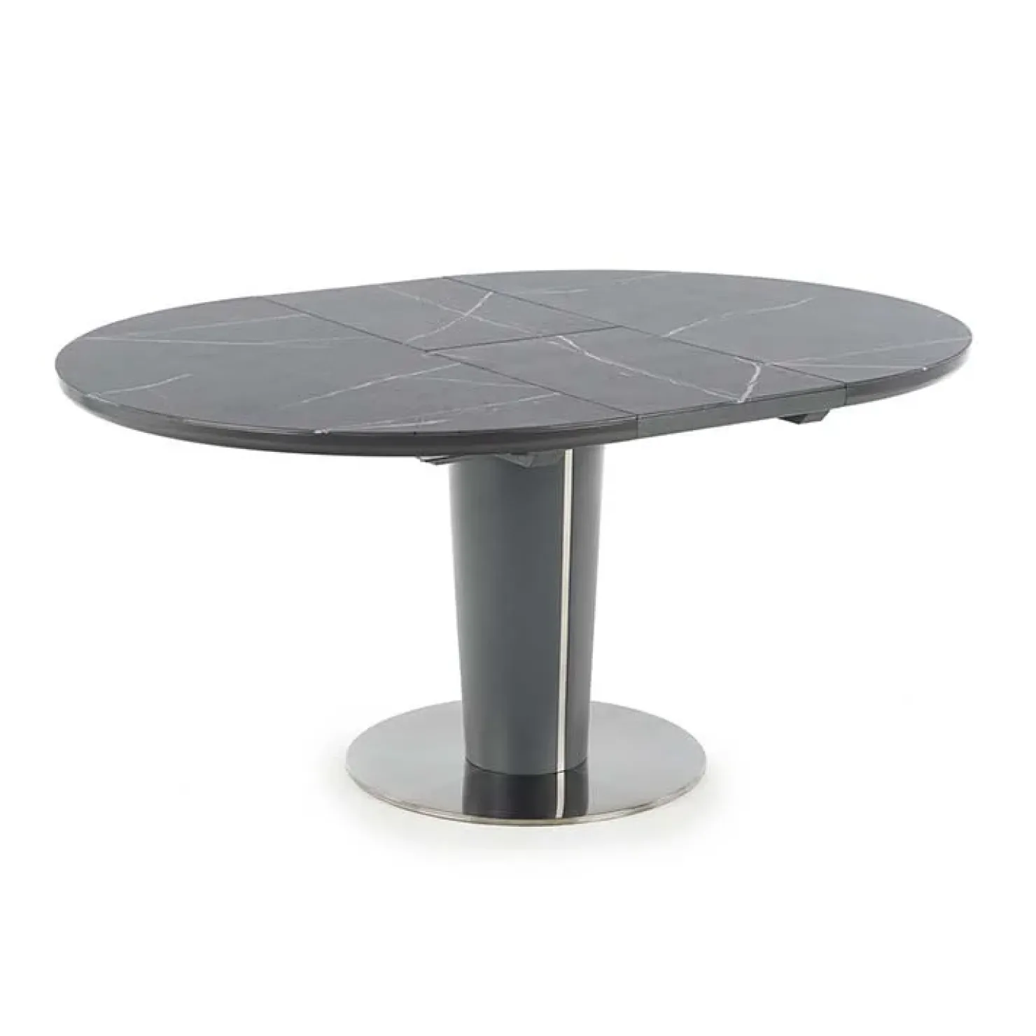 Garnero Arredamenti Tavolo allungabile moderno 120/160cm marmo grigio Donald Discount