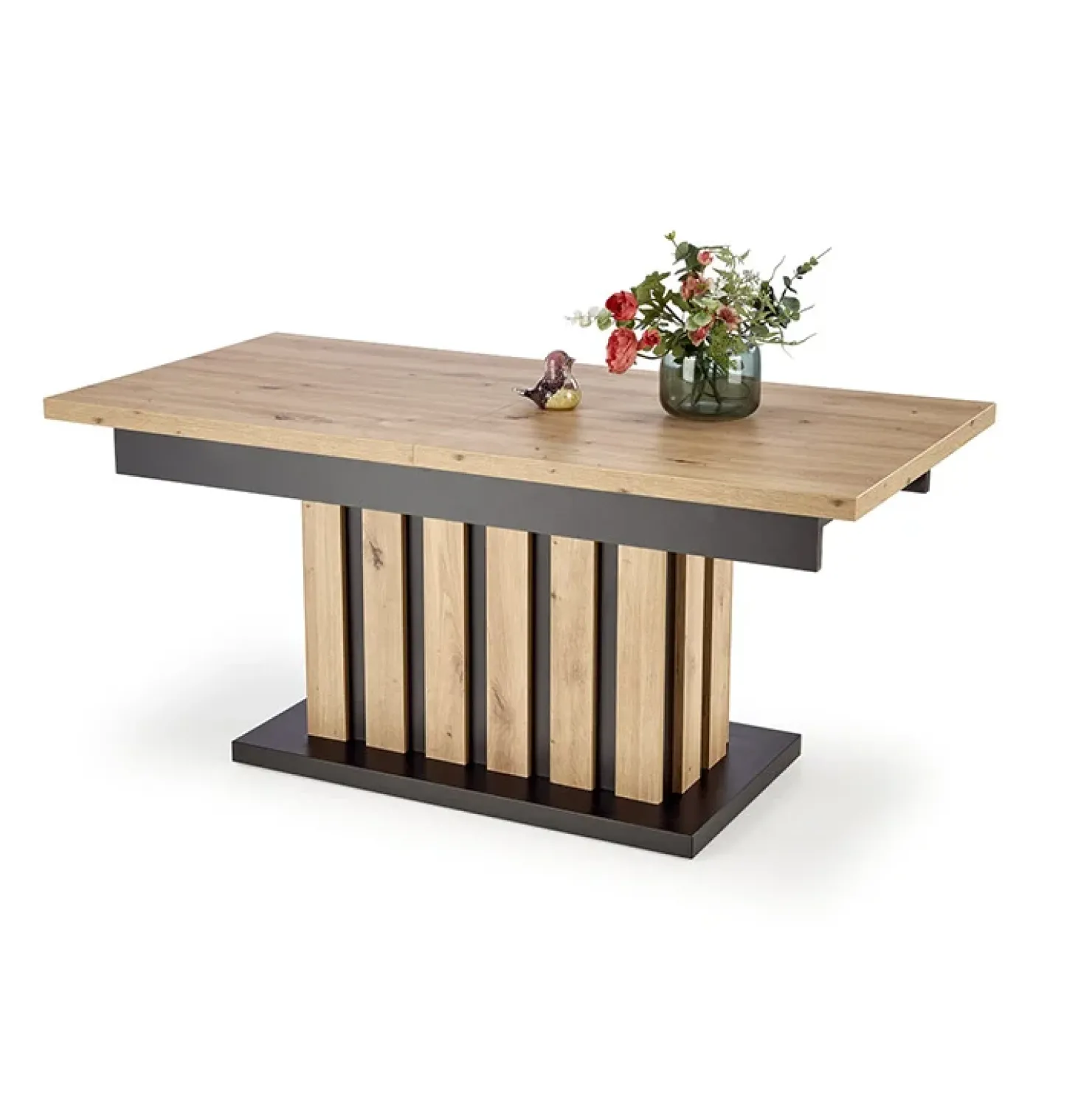 Garnero Arredamenti Tavolo allungabile moderno 130/170cm rovere nero Ottowa Best