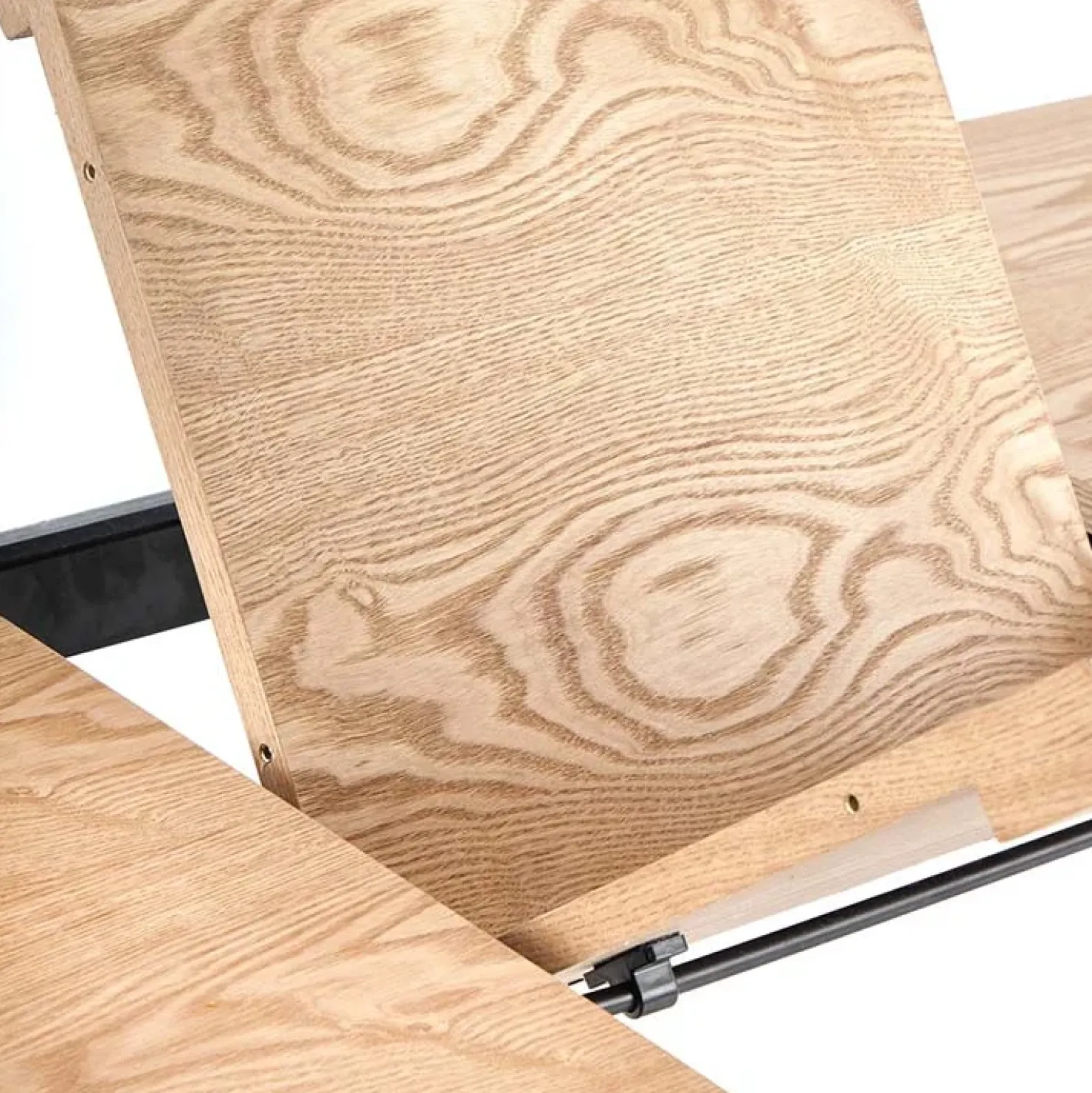 Garnero Arredamenti Tavolo allungabile moderno 160/200cm rovere naturale nero Evan New