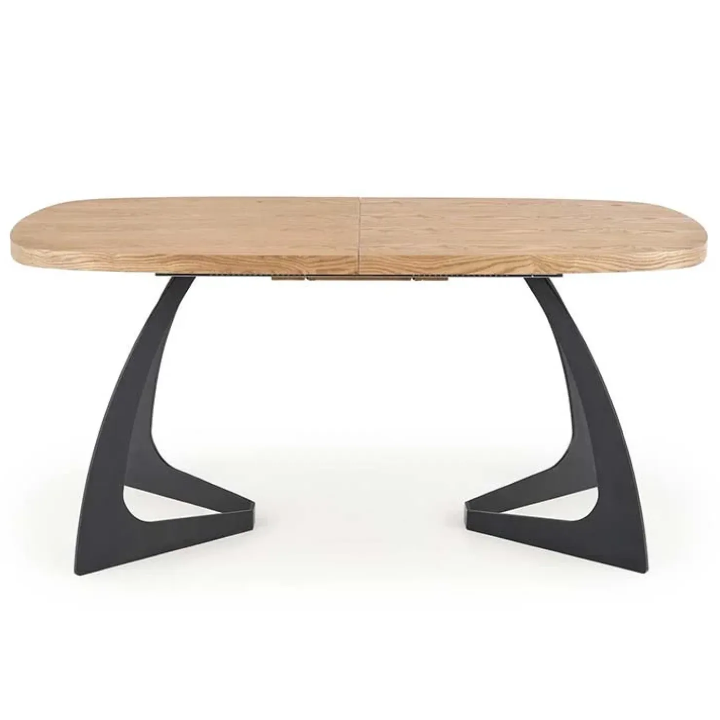 Garnero Arredamenti Tavolo allungabile moderno 160/200cm rovere naturale nero Evan New