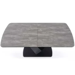 Garnero Arredamenti Tavolo allungabile moderno 180/230cm grigio scuro nero Zara Clearance