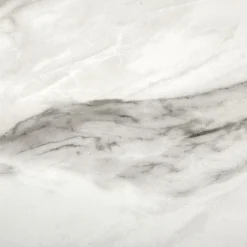 Garnero Arredamenti Tavolo allungabile moderno 160/220cm marmo bianco nero Isaia