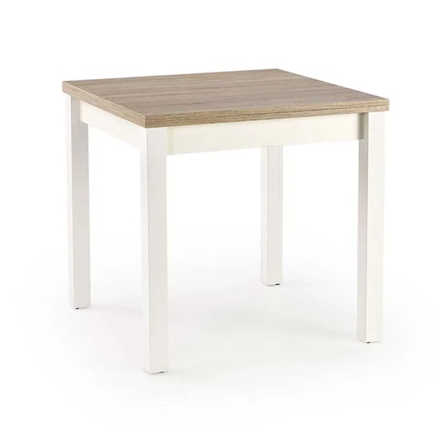 Garnero Arredamenti Tavolo allungabile moderno 80/160cm rovere sonoma bianco Akainu Bianco - Rovere Hot