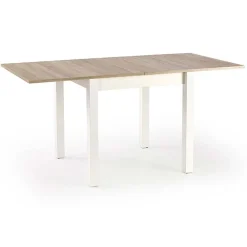 Garnero Arredamenti Tavolo allungabile moderno 80/160cm rovere sonoma bianco Akainu Bianco - Rovere Hot