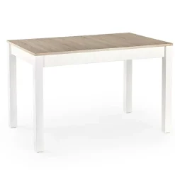 Garnero Arredamenti Tavolo allungabile moderno 118/158cm rovere sonoma bianco Iceberg Rovere - Bianco Best