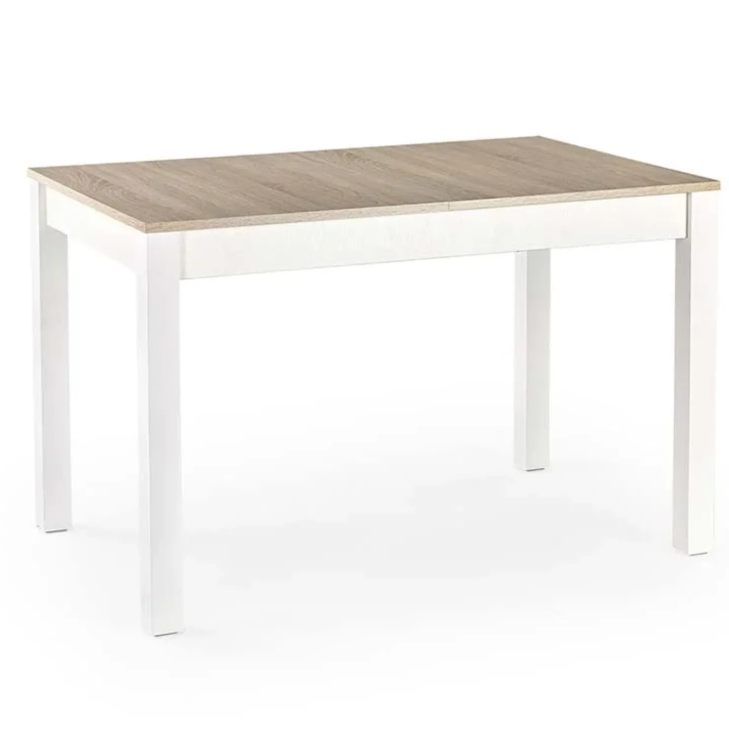 Garnero Arredamenti Tavolo allungabile moderno 118/158cm rovere sonoma bianco Iceberg Rovere - Bianco Best