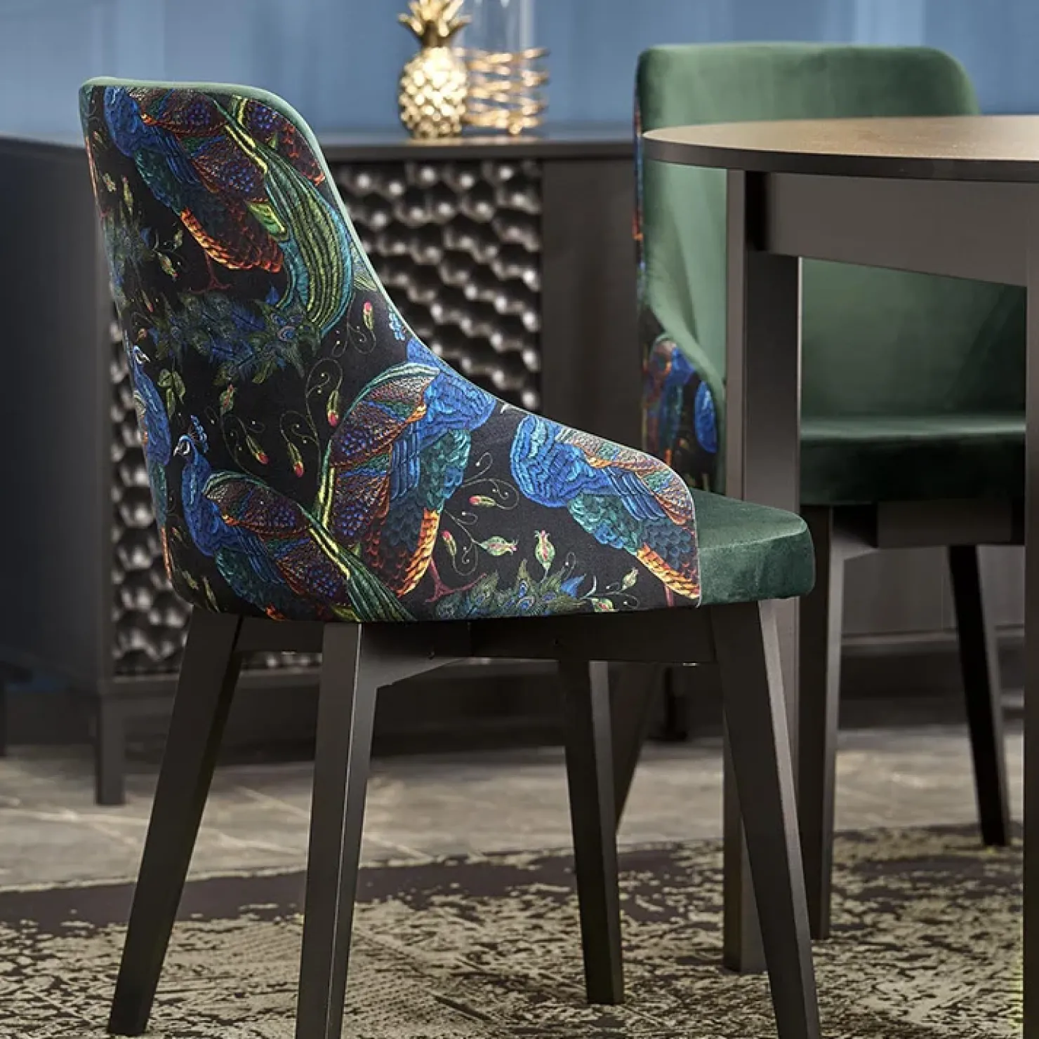 Garnero Arredamenti Tavolo allungabile rotondo 102/142cm moderno nero Caienna Online