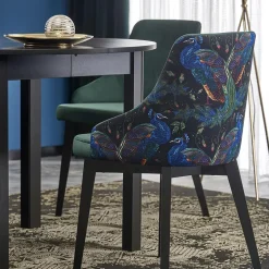 Garnero Arredamenti Tavolo allungabile rotondo 102/142cm moderno nero Caienna Online