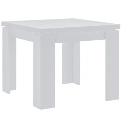 Garnero Arredamenti Tavolo allungabile 90x90cm moderno a libro Calla Bianco Frassinato Discount