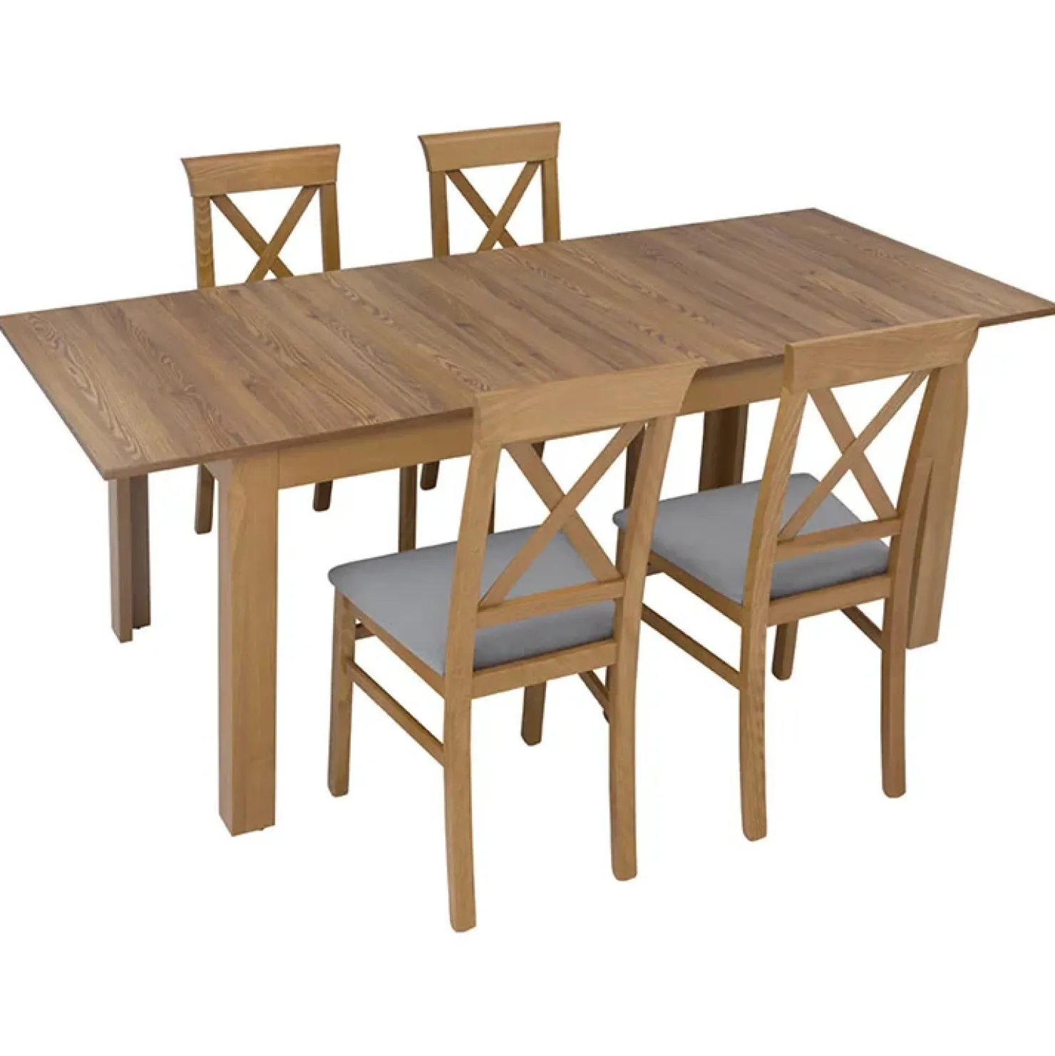 Garnero Arredamenti Tavolo allungabile 160/200x76cm rovere scuro Lucca Hot