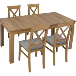 Garnero Arredamenti Tavolo allungabile 160/200x76cm rovere scuro Lucca Hot