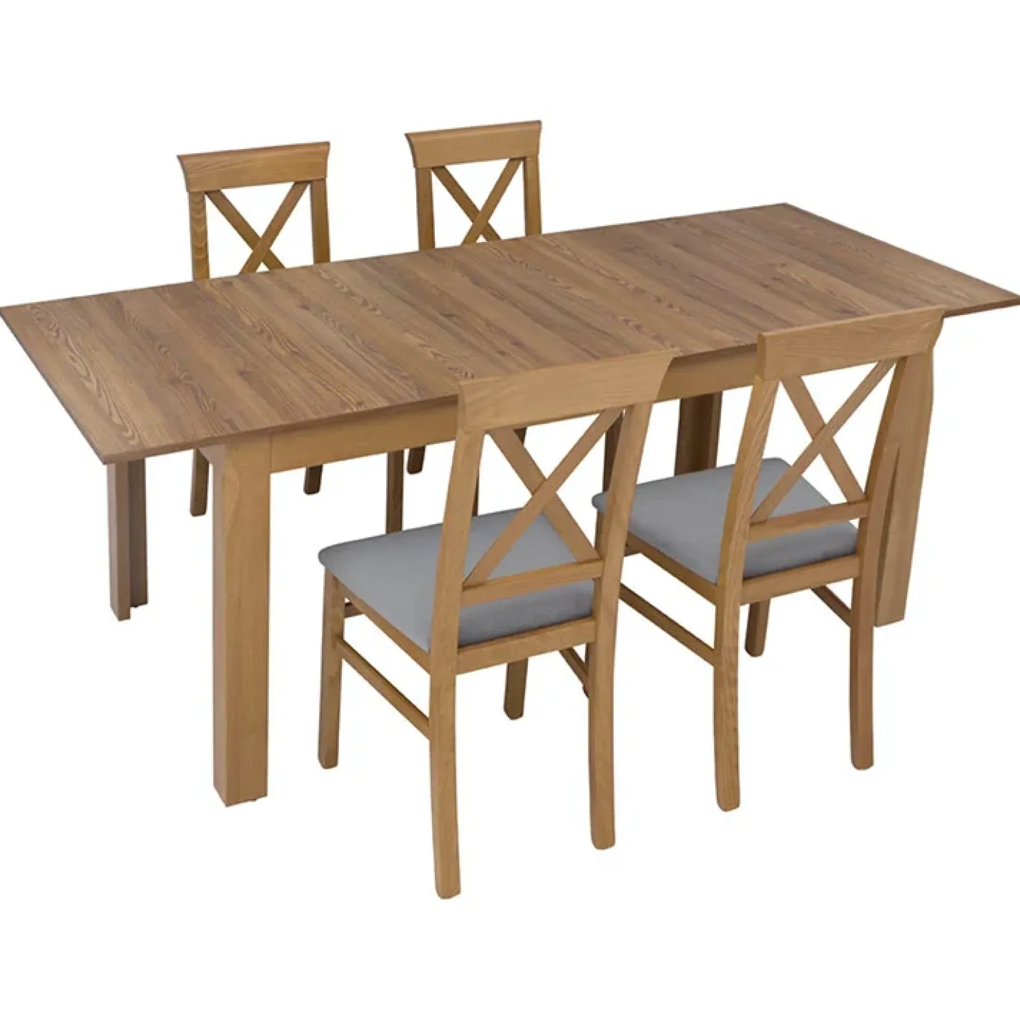 Garnero Arredamenti Tavolo allungabile 160/200x76cm rovere scuro Lucca Hot