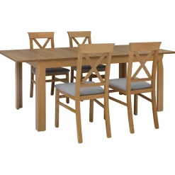 Garnero Arredamenti Tavolo allungabile 160/200x76cm rovere scuro Lucca Hot