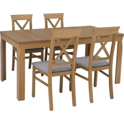 Garnero Arredamenti Tavolo allungabile 160/200x76cm rovere scuro Lucca Hot