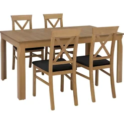 Garnero Arredamenti Tavolo allungabile 160/200x76cm rovere scuro Lucca Hot